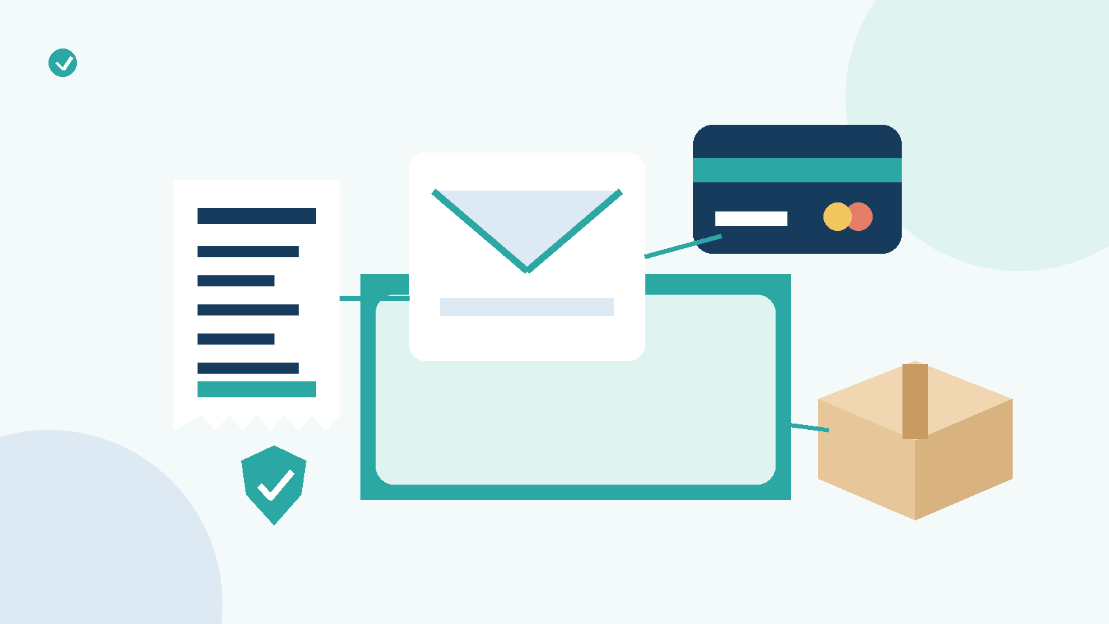 Cartella digitale che collega scontrino, fattura, pagamento, prodotto e documenti di assistenza